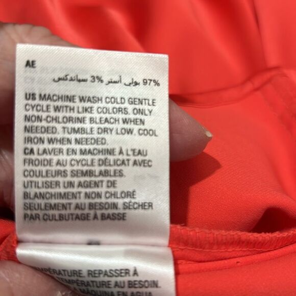 INC Coral One-shoulder ruched blouse NWT size XL - Picture 11 of 11